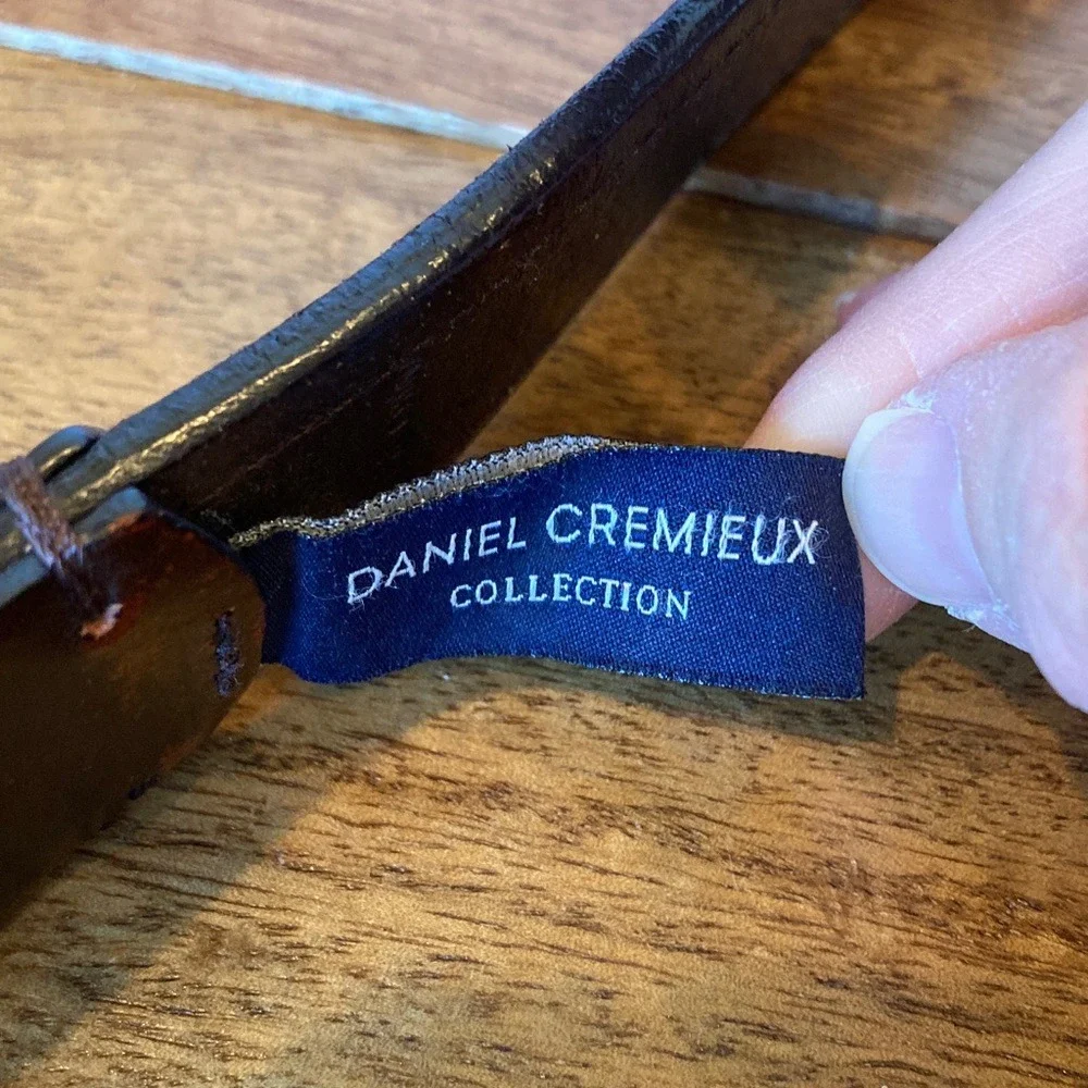 Daniel Cremieux Men's Brown Suede Leather Belt‎ Size 40